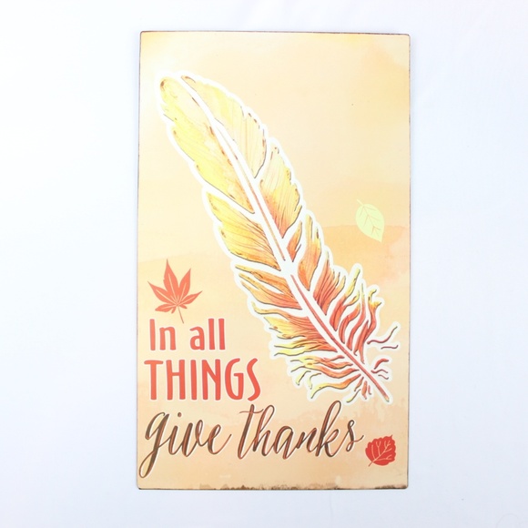 GANZ Other - 5/$25 Autumn Metal Sign Home Decor Wall Hanging